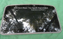 2003 CHEVY BLAZER YEAR SPECIFIC SUNROOF GLASS OEM NO ACCIDENT FREE SHIPPING - RarePartsFinder.Com