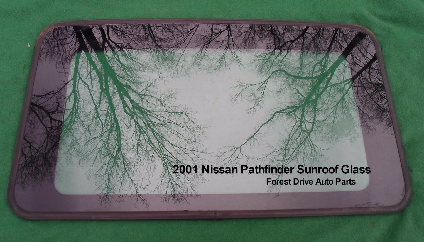 2001 NISSAN PATHFINDER YEAR SPECIFIC OEM SUNROOF GLASS PANEL  FREE SHIPPING! - RarePartsFinder.Com
