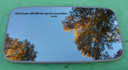 2012 CHRYSLER 200 OEM FACTORY YEAR SPECIFIC SUNROOF GLASS FREE SHIPPING! - RarePartsFinder.Com