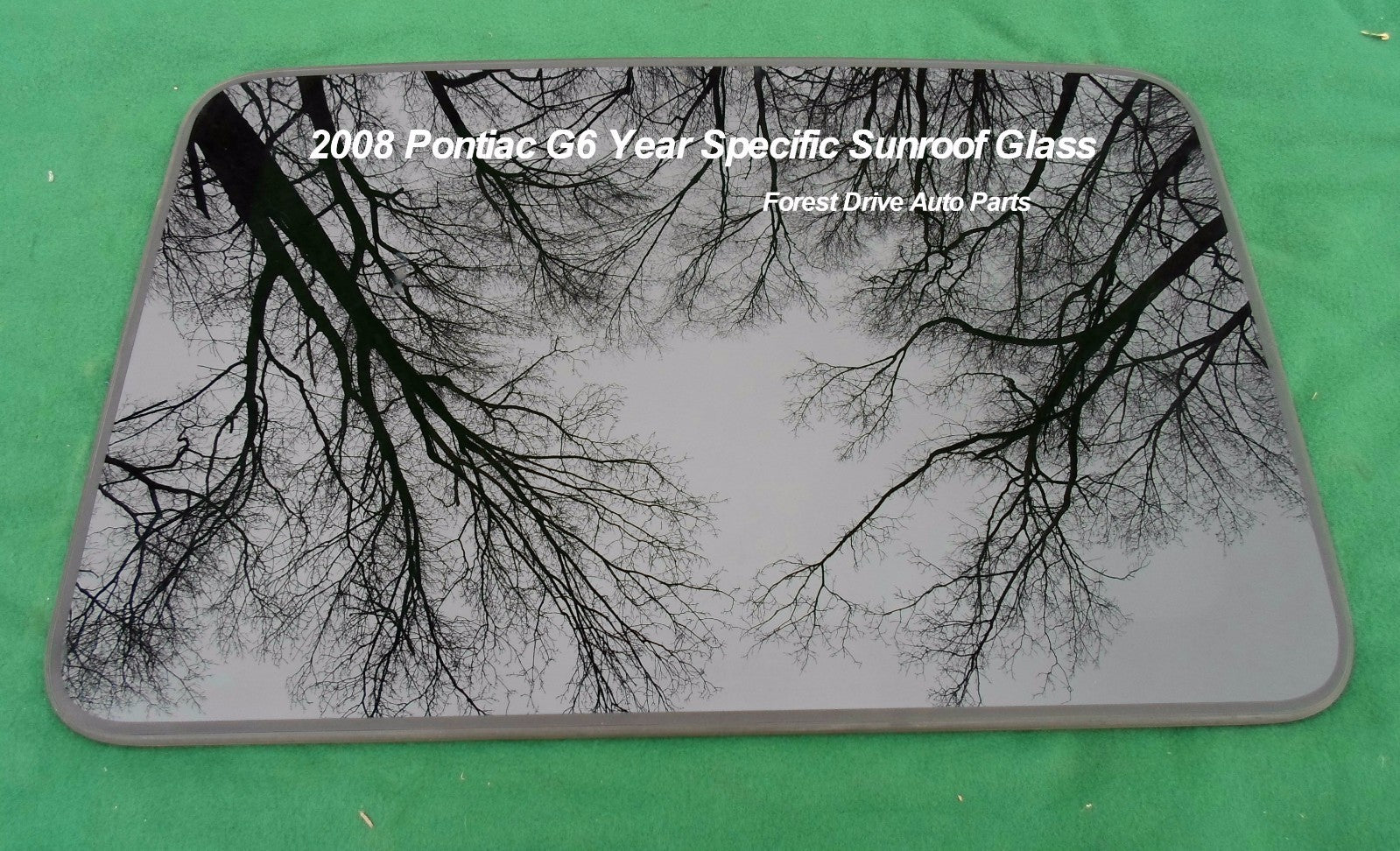 2008 PONTIAC G6  OEM FACTORY YEAR SPECIFIC SUNROOF GLASS  NO ACCIDENT FREE SHIP - RarePartsFinder.Com