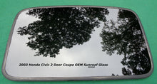 2003 HONDA CIVIC 2 DOOR YEAR SPECIFIC SUNROOF GLASS OEM FREE SHIPPING - RarePartsFinder.Com