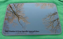 2007 PONTIAC G5 YEAR SPECIFIC OEM FACTORY SUNROOF GLASS PANEL FREE SHIPPING! - RarePartsFinder.Com