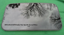 2012 INFINITI G37 G37X SEDAN YEAR SPECIFIC OEM FACTORY SUNROOF GLASS FREE SHIP - RarePartsFinder.Com