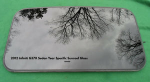 2012 INFINITI G37 G37X SEDAN YEAR SPECIFIC OEM FACTORY SUNROOF GLASS FREE SHIP