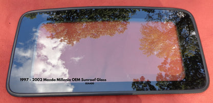 1997 - 2002 MAZDA MILLENIA OEM SUNROOF GLASS NO ACCIDENT FREE SHIPPING! - RarePartsFinder.Com