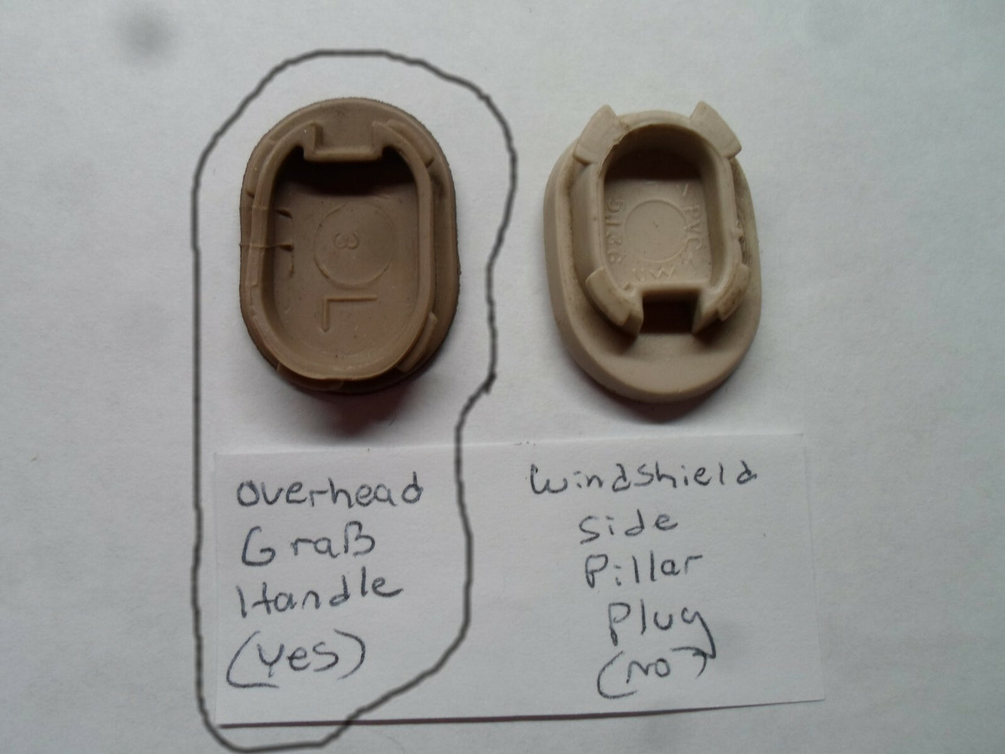 EXPEDITION L PULL/GRAB/ASSIST OVERHEAD HANDLE BOLT COVER PLUG CAP PLEASE READ!