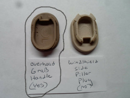 EXPEDITION L PULL/GRAB/ASSIST OVERHEAD HANDLE BOLT COVER PLUG CAP PLEASE READ!