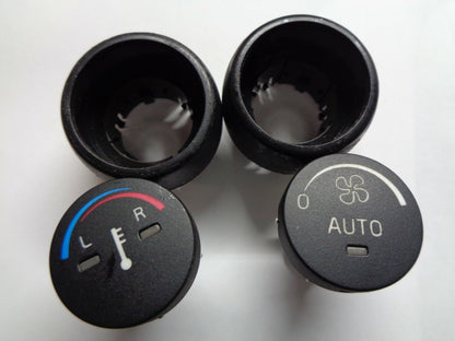 08 09 10 VOLVO S40 C70 V50 OEM AC HEATER HVAC CLIMATE CONTROL KNOB SET FREE SHIP