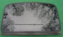 1997 HONDA ACCORD YEAR SPECIFIC 4 DOOR SUNROOF GLASS OEM FREE SHIPPING! - RarePartsFinder.Com