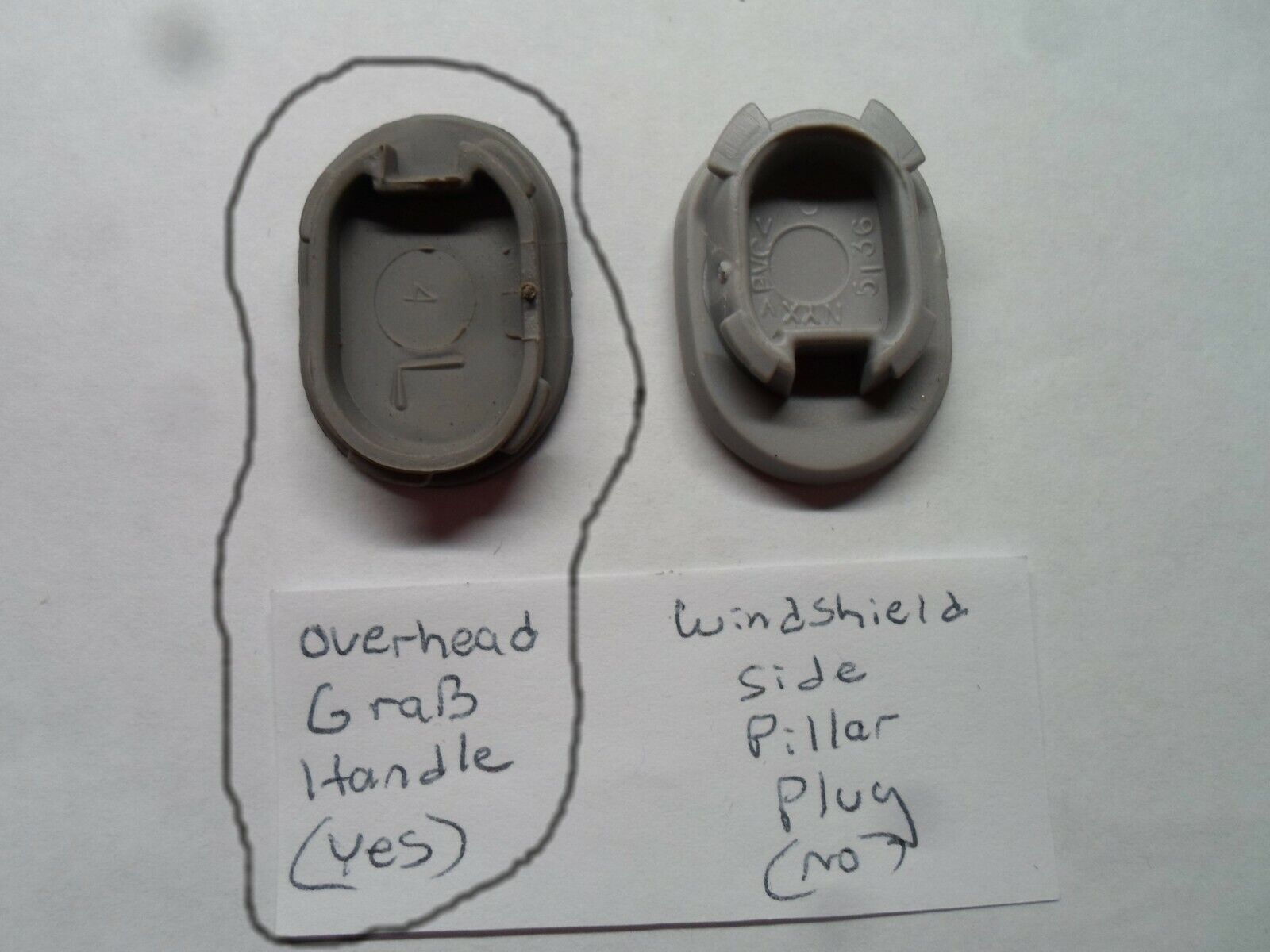 EXPEDITION L PULL/GRAB/ASSIST OVERHEAD HANDLE BOLT COVER PLUG CAP PLEASE READ! - RarePartsFinder.Com