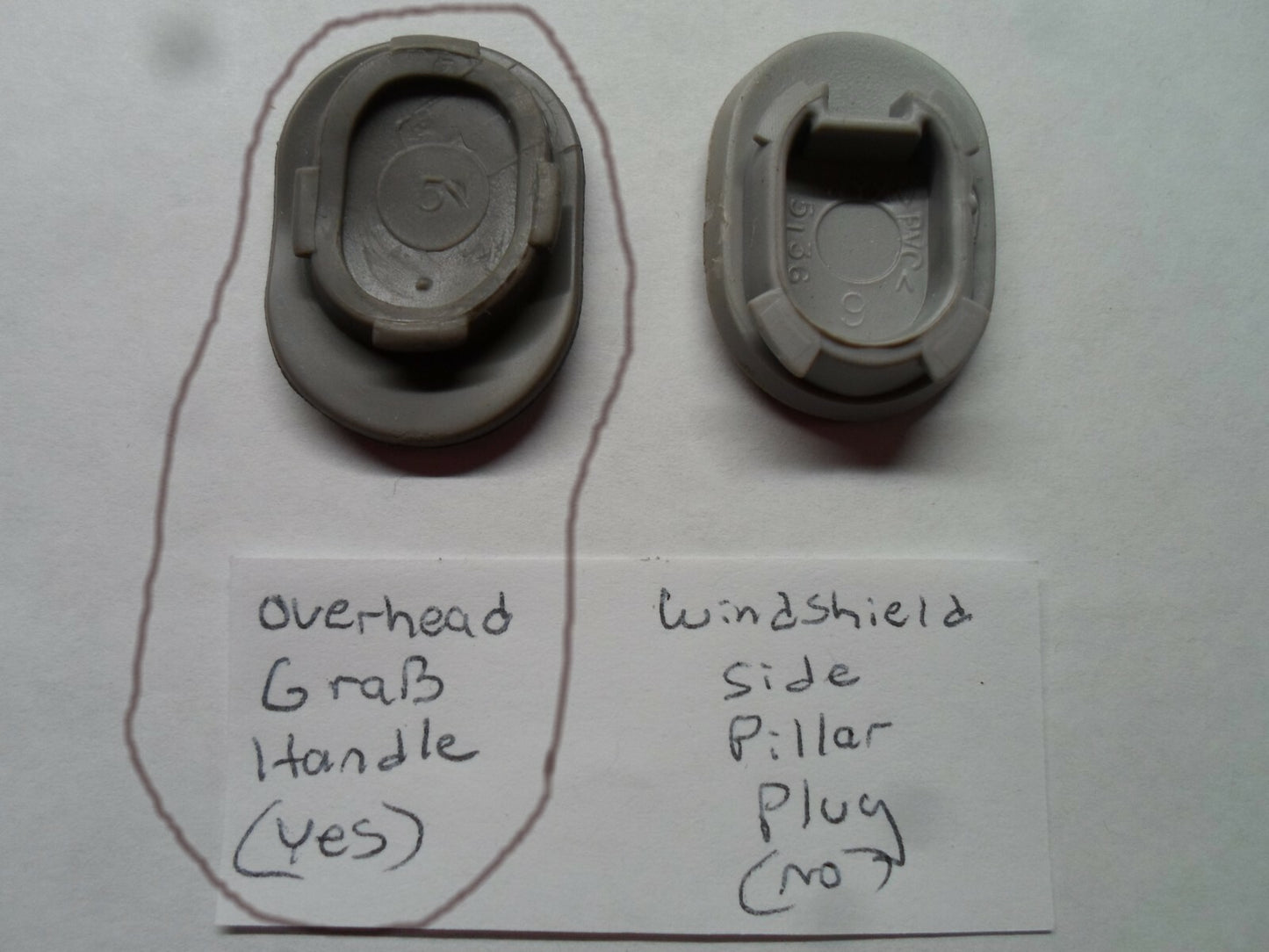 EXPEDITION R PULL/GRAB/ASSIST OVERHEAD HANDLE BOLT COVER PLUG CAP PLEASE READ!