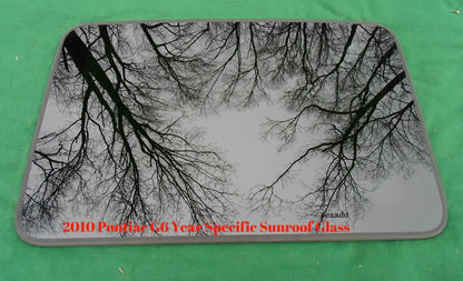 2010 PONTIAC G6  OEM FACTORY YEAR SPECIFIC SUNROOF GLASS  NO ACCIDENT FREE SHIP - RarePartsFinder.Com