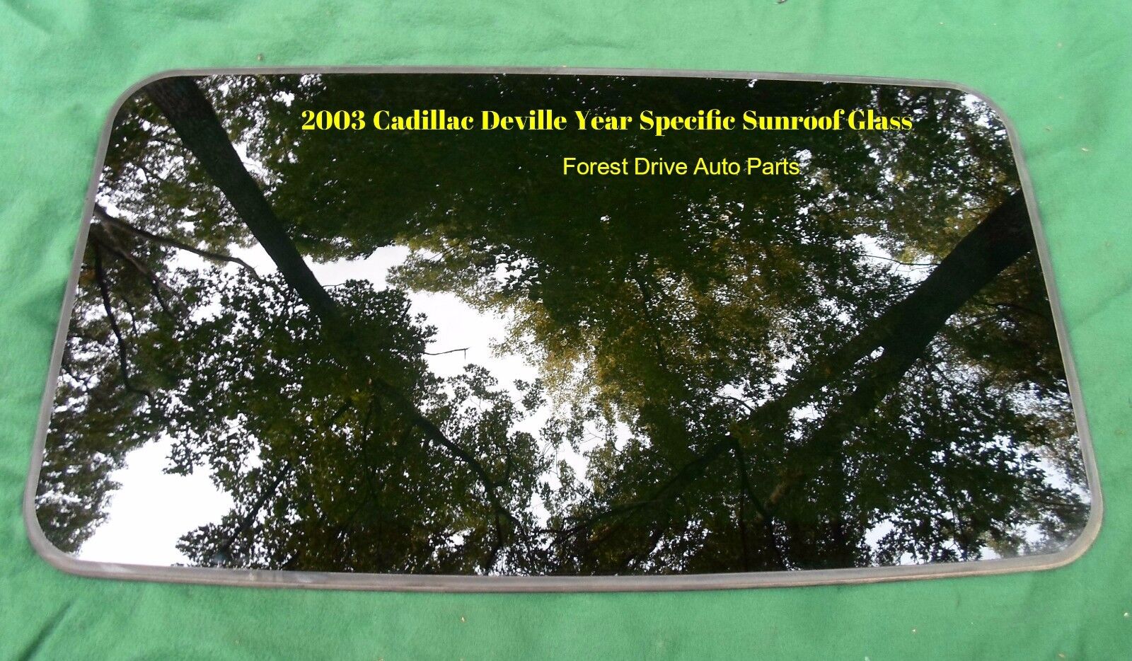 2003 CADILLAC DEVILLE YEAR SPECIFIC OEM FACTORY SUNROOF GLASS FREE SHIPPING!