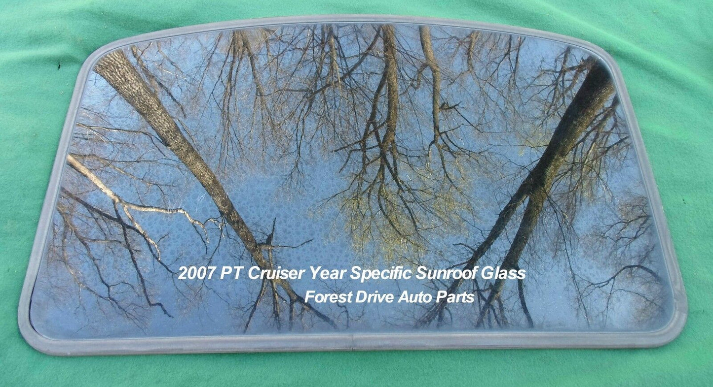 2007 CHRYSLER PT CRUISER YEAR SPECIFIC FACTORY OEM SUNROOF GLASS FREE SHIPPING! - RarePartsFinder.Com