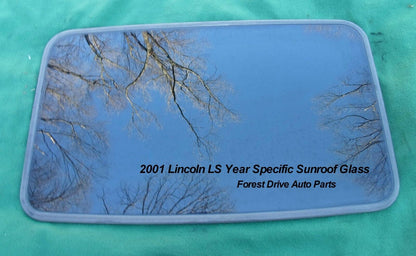 2001 LINCOLN LS OEM YEAR SPECIFIC SUNROOF GLASS NO ACCIDENT  FREE SHIPPING! - RarePartsFinder.Com