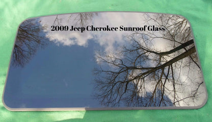 2009 JEEP CHEROKEE  YEAR SPECIFIC OEM FACTORY SUNROOF GLASS  FREE SHIPPING - RarePartsFinder.Com