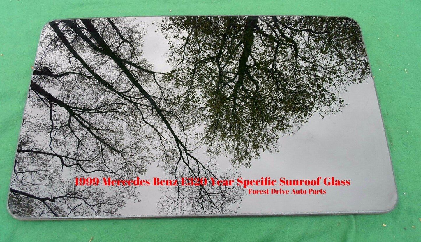 1999 MERCEDES BENZ E320 YEAR SPECIFIC OEM SUNROOF GLASS FREE SHIPPING!