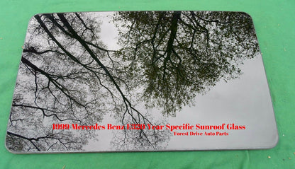 1999 MERCEDES BENZ E320 YEAR SPECIFIC OEM SUNROOF GLASS FREE SHIPPING!
