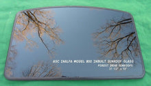 AFTERMARKET ASC INALFA MODEL 800 INBUILT SUNROOF GLASS PANEL WITH BRACKETS - RarePartsFinder.Com