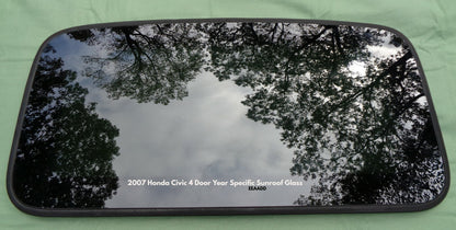 2007 HONDA CIVIC 4 DOOR YEAR SPECIFIC SUNROOF GLASS OEM FREE SHIPPING