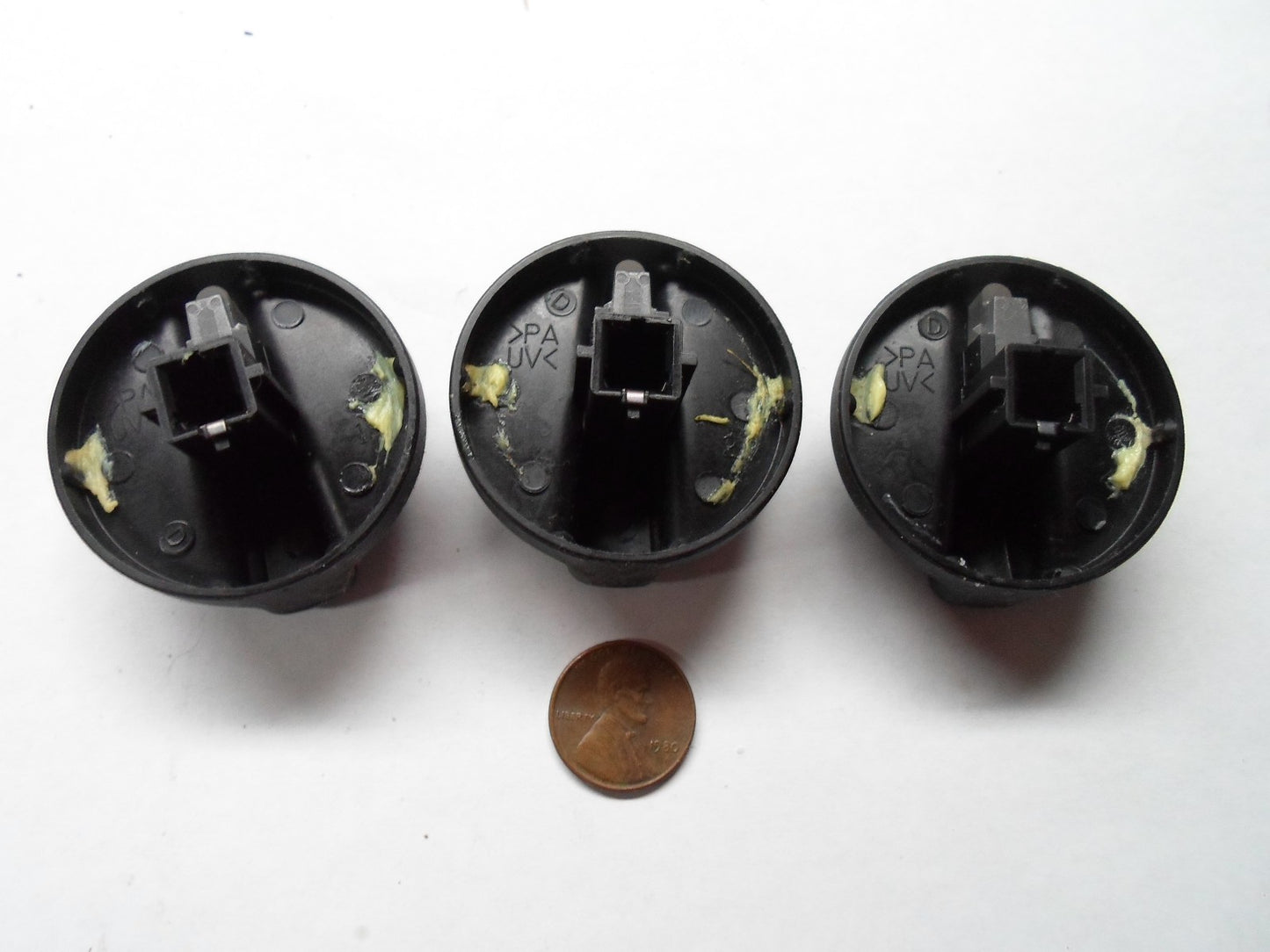 97 98 99 00 01 02 03 TOYOTA SOLARA OEM CLIMATE CONTROL KNOB SET FREE SHIPPING