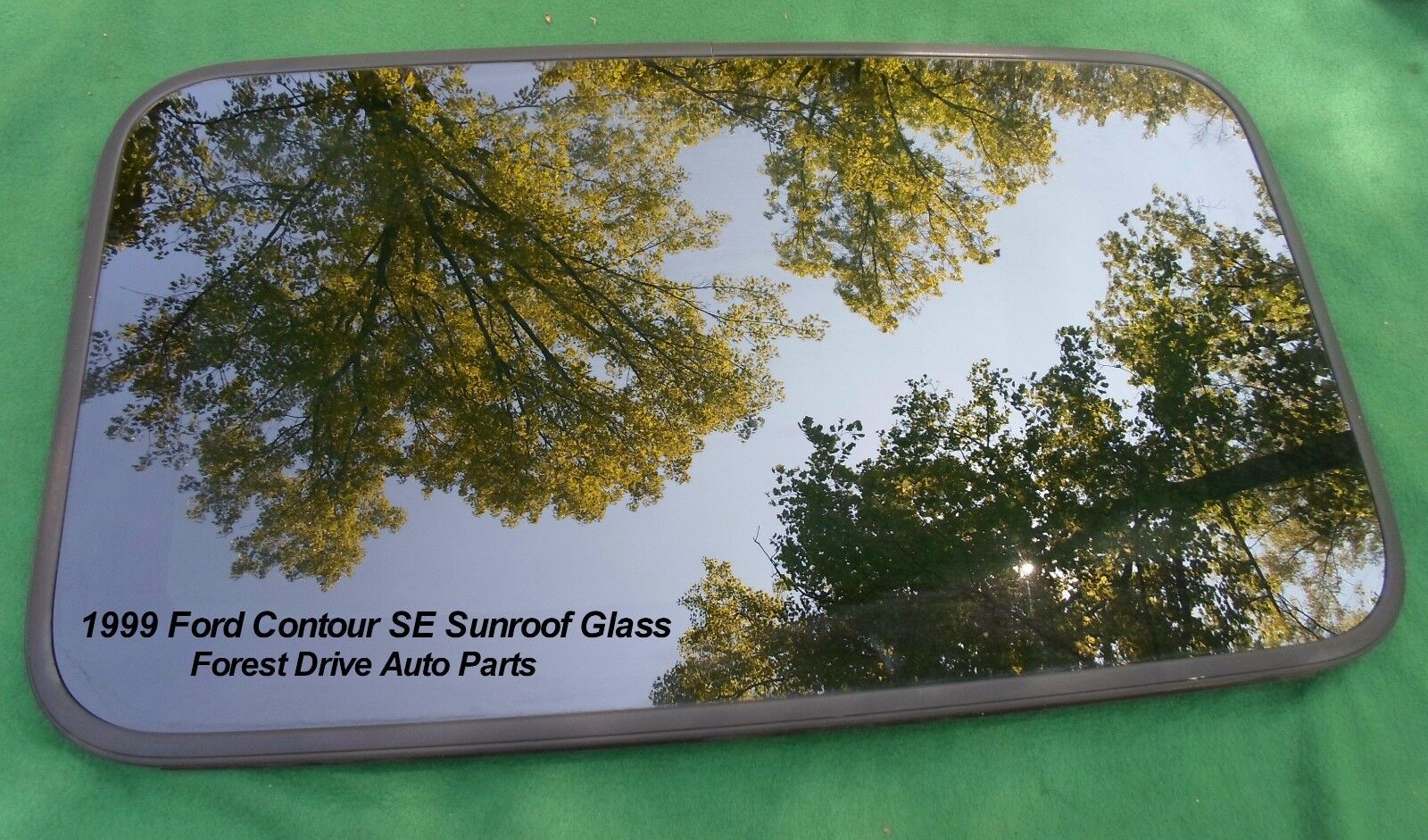 1999 FORD CONTOUR SE SUNROOF GLASS NO ACCIDENT! OEM FREE SHIPPING! - RarePartsFinder.Com