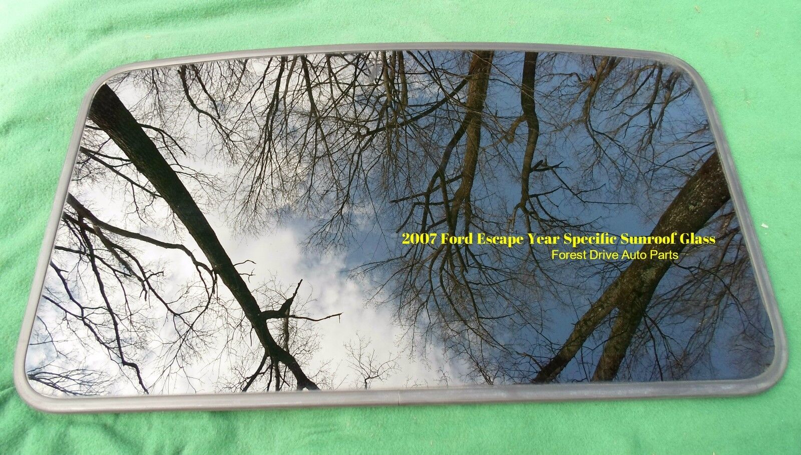 2007 FORD ESCAPE YEAR SPECIFIC OEM FACTORY SUNROOF GLASS PANEL FREE SHIPPING! - RarePartsFinder.Com