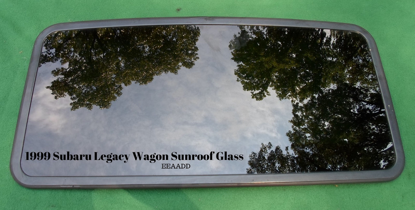 1999 SUBARU LEGACY WAGON YEAR SPECIFIC SUNROOF GLASS OEM FREE SHIPPING! - RarePartsFinder.Com