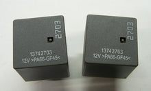 USA SELLER 13742703 2703 12V>PA66-GF45> RELAY SET 1 YEAR WARRANTY TESTED C1