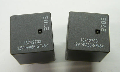 USA SELLER 13742703 2703 12V>PA66-GF45> RELAY SET 1 YEAR WARRANTY TESTED C1