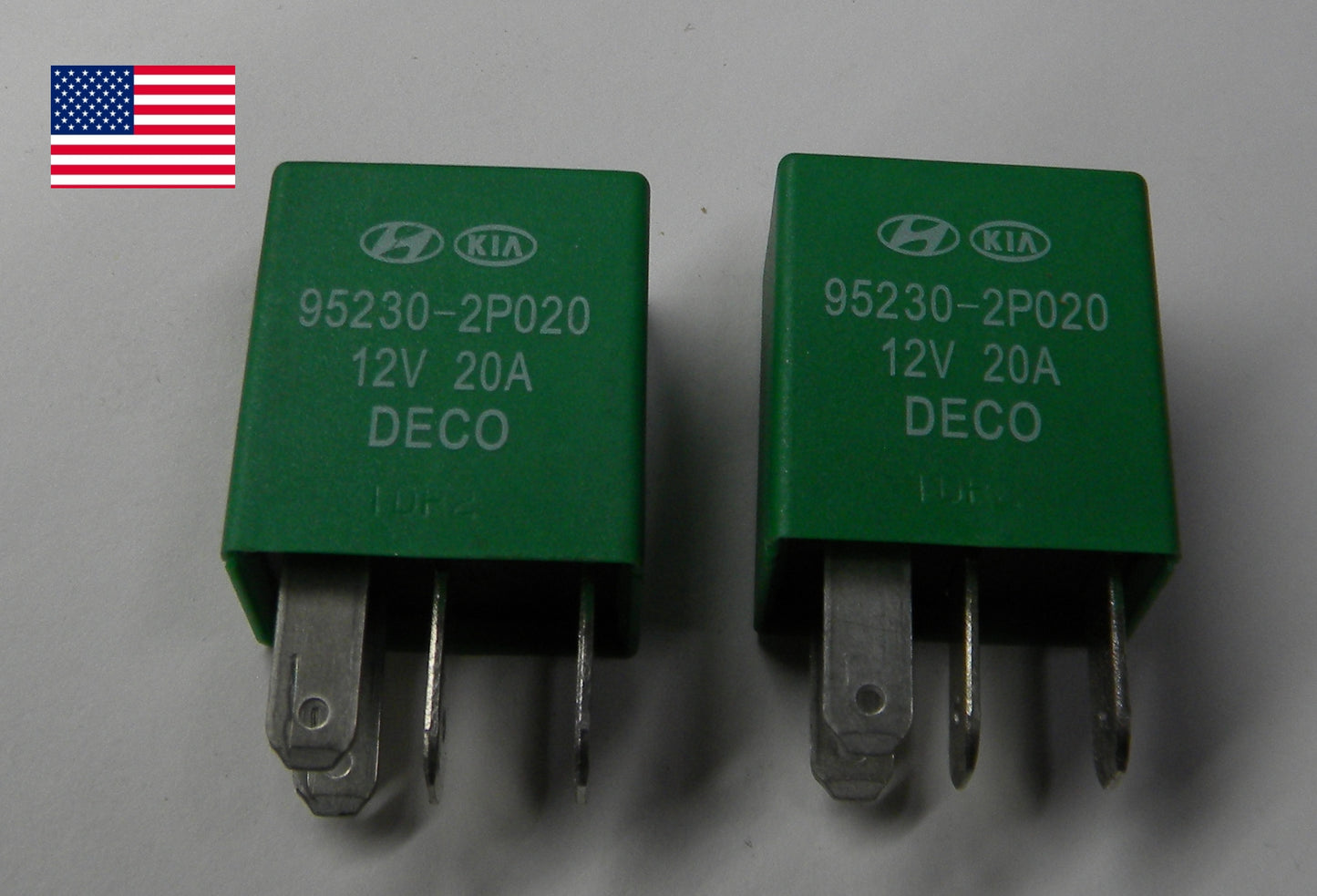 HYUNDAI  KIA DECO 12V 20A 95230-2P020 RELAY SET OEM TESTED 1 YEAR WARRANTY  HY1