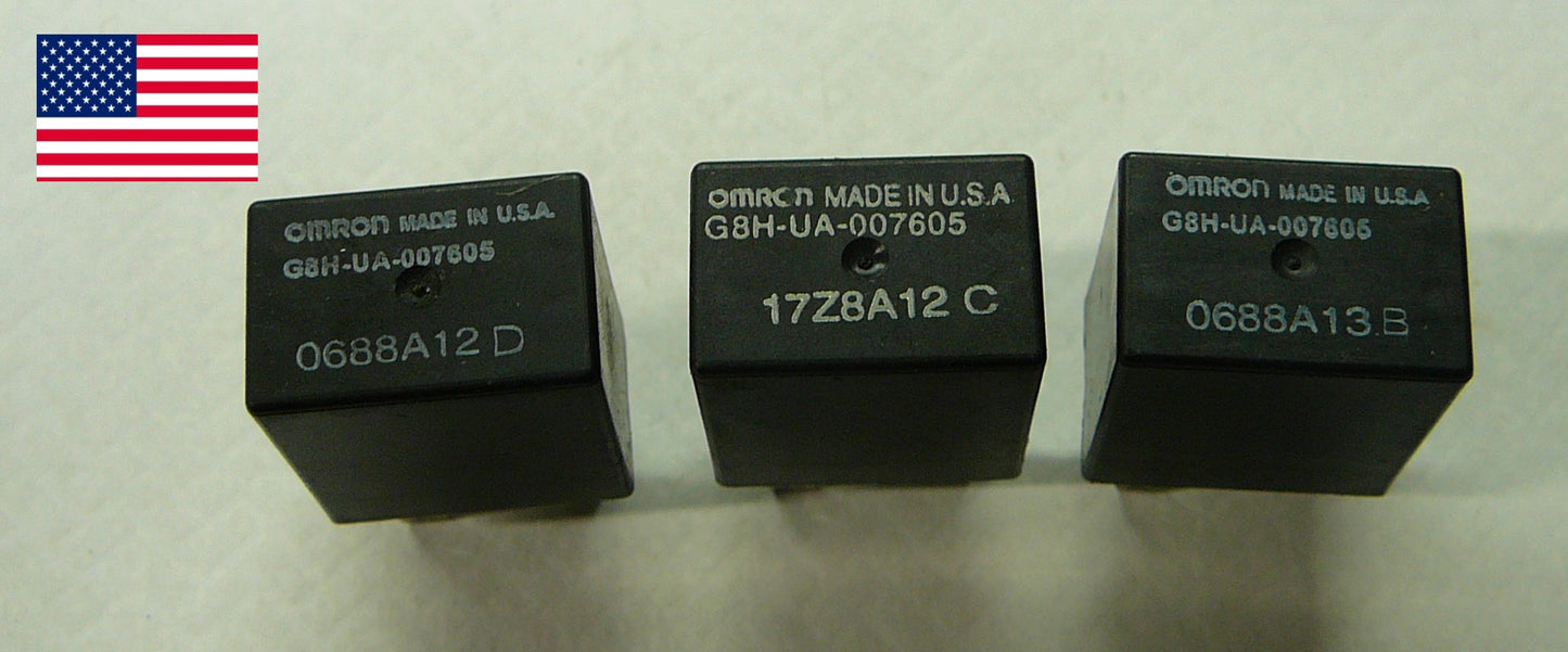 HONDA OMRON RELAY 3 PIECE SET G8H-UA-007605 OEM  1 YEAR WARRANTY! H6