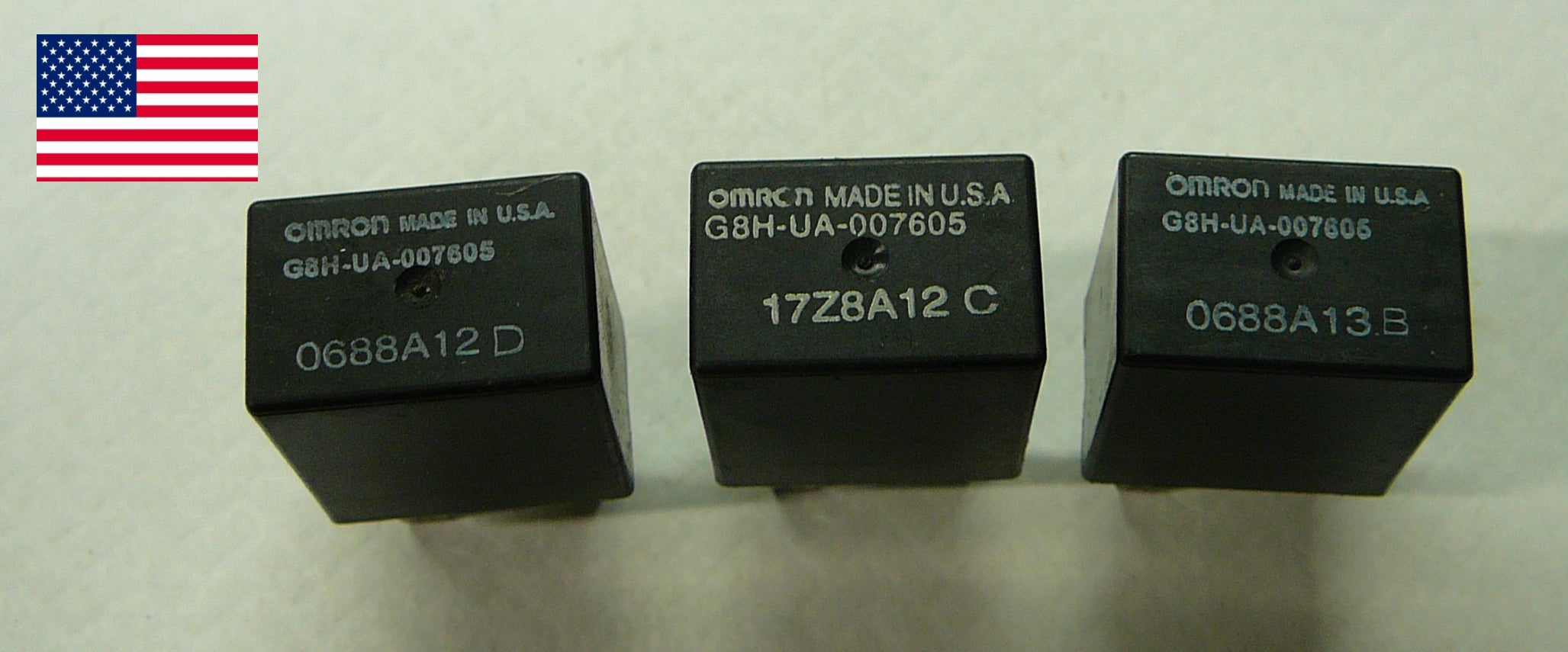 HONDA OMRON RELAY 3 PIECE SET G8H-UA-007605 OEM  1 YEAR WARRANTY! H6