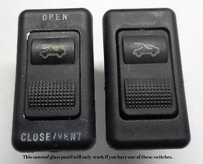 AFTERMARKET WEBASTO SOLAIRE MODEL 4300 SUNROOF GLASS PANEL