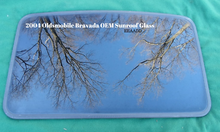 2004 OLDSMOBILE BRAVADA YEAR SPECIFIC OEM SUNROOF GLASS PANEL FREE SHIPPING! - RarePartsFinder.Com