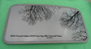 2002 TOYOTA SOLARA YEAR SPECIFIC OEM FACTORY SUNROOF GLASS FREE SHIPPING!