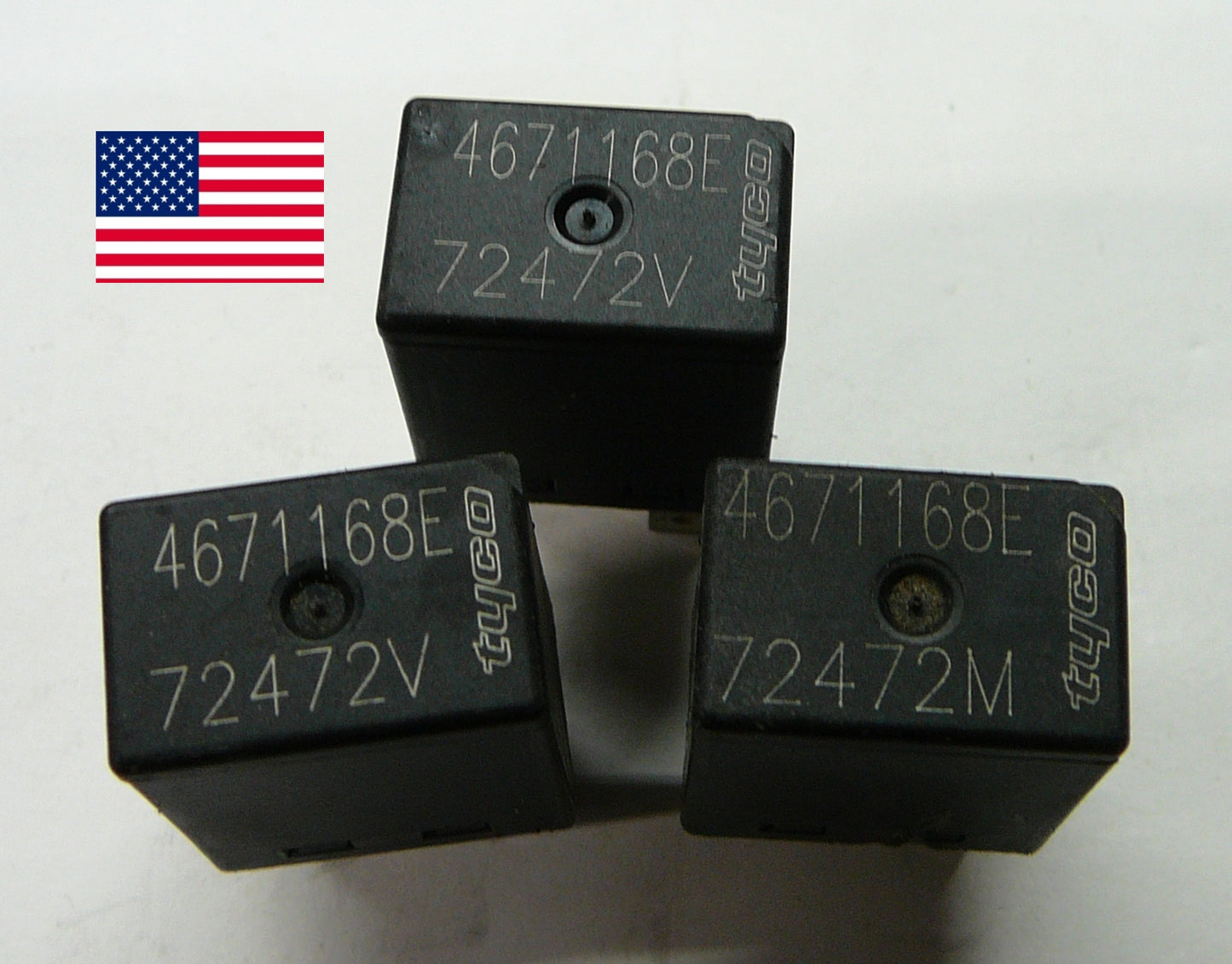 US SELLER TYCO 4671168E 72472 RELAY SET TESTED 1 YEAR WARRANTY OEM C4
