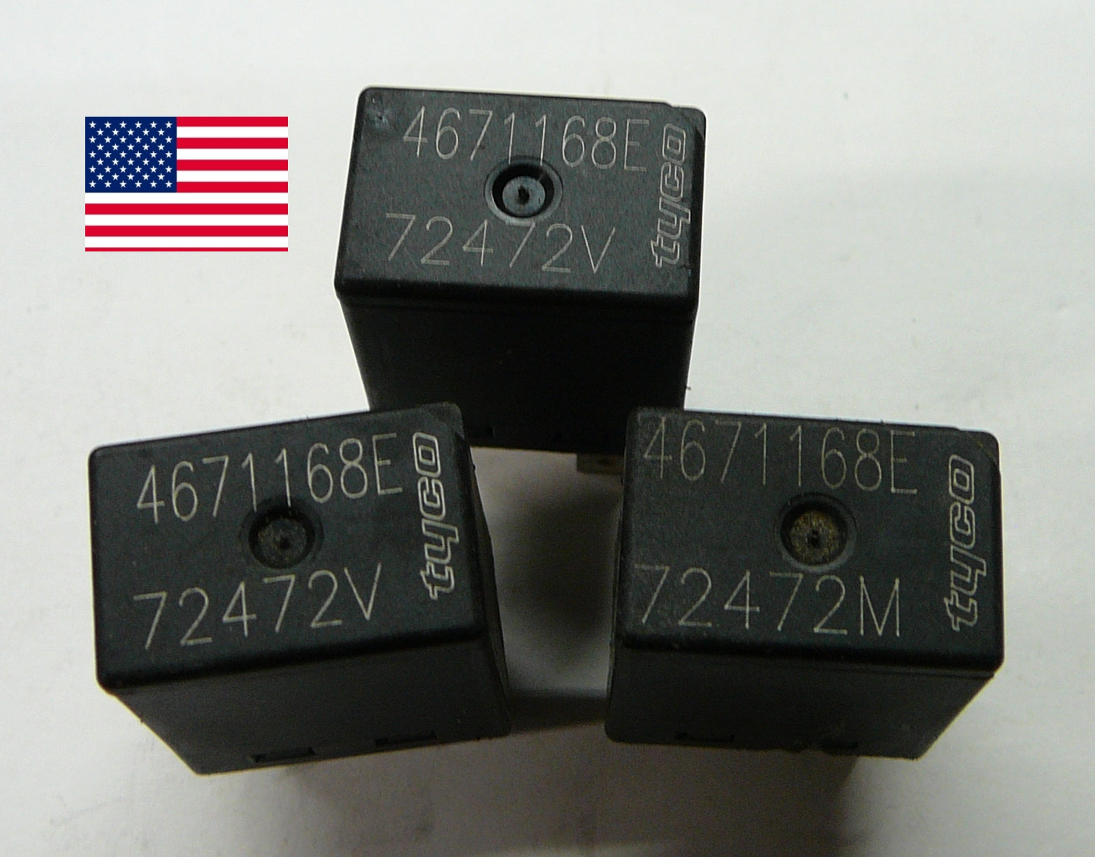 US SELLER TYCO 4671168E 72472 RELAY SET TESTED 1 YEAR WARRANTY OEM C4