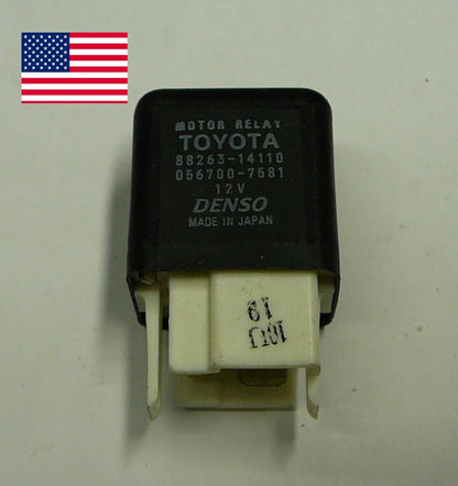 USA SELLER TOYOTA RELAY 88263-14110 056700-7581 DENSO TESTED 1 YEAR WARRANTY T2