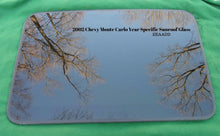 2002 CHEVROLET MONTE CARLO YEAR SPECIFIC SUNROOF GLASS OEM