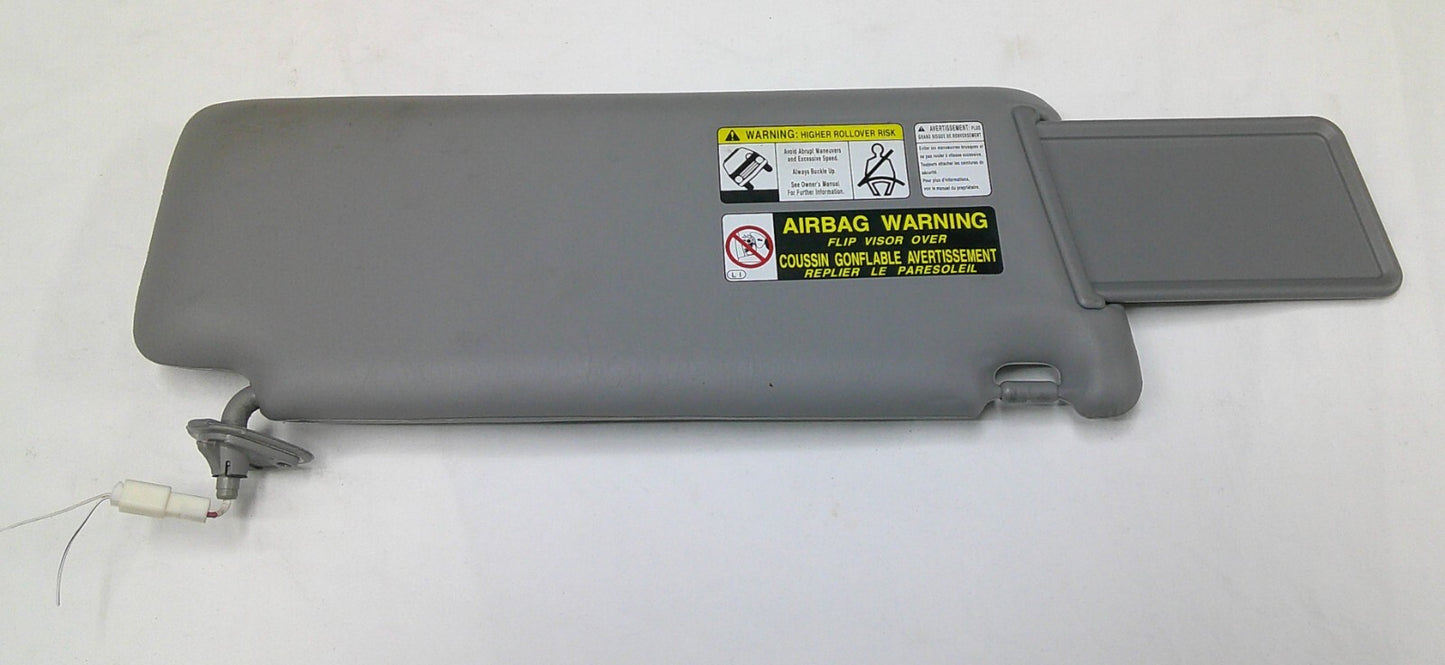 2004 - 2007 TOYOTA HIGHLANDER OEM GRAY DRIVER SUN VISOR TESTED FREE SHIP B6