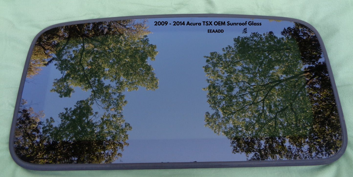 09 10 11 12 13 14 ACURA TSX SUNROOF GLASS FACTORY OEM NO ACCIDENT FREE SHIPPING!