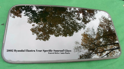 2002 HYUNDAI ELANTRA OEM YEAR SPECIFIC SUNROOF GLASS NO ACCIDENT FREE SHIPPING! - RarePartsFinder.Com