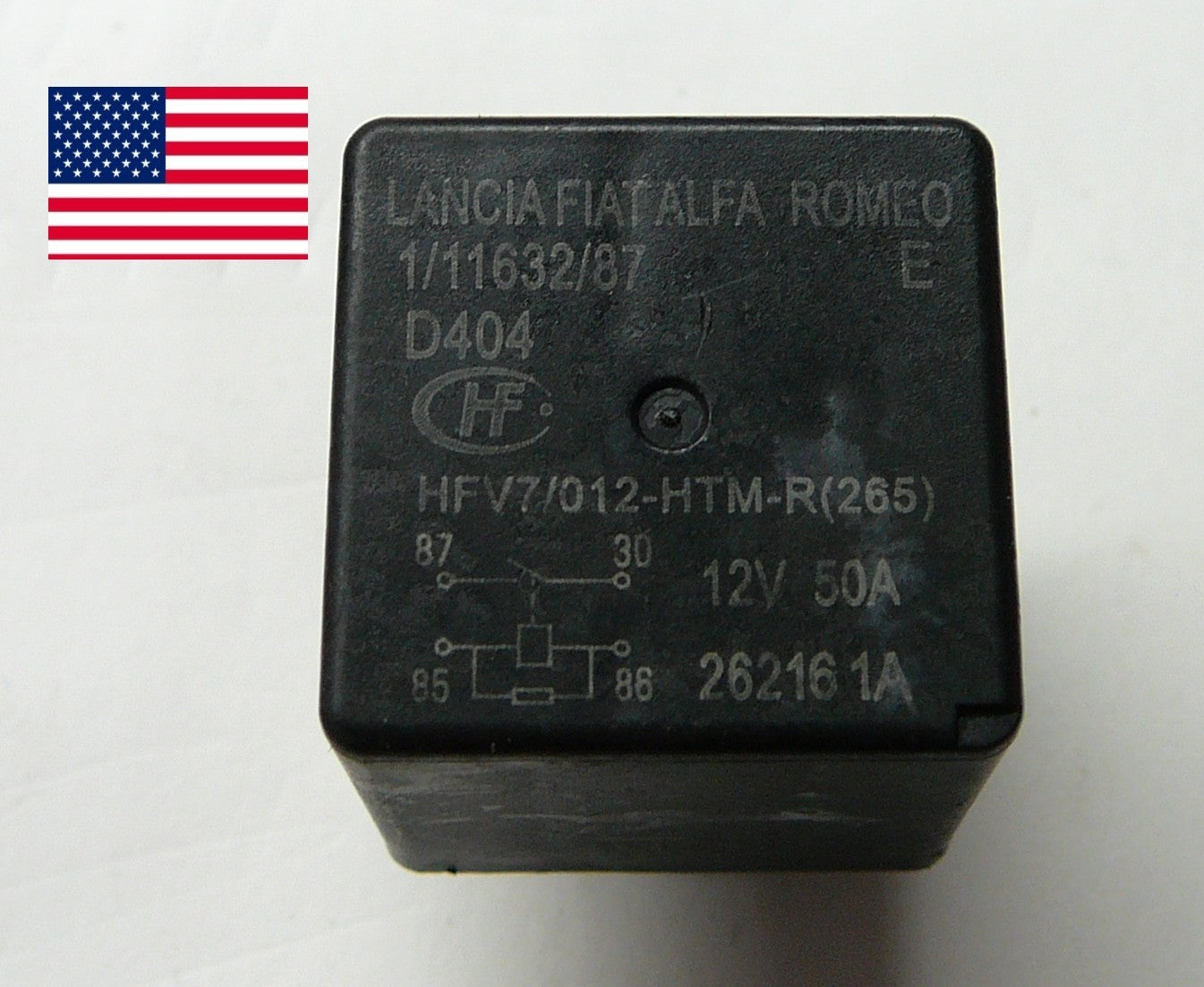 Jeep Renegade 4-Blade Black Relay 1/11632/87 12V 50A HFV7/012-HTM-R  C3