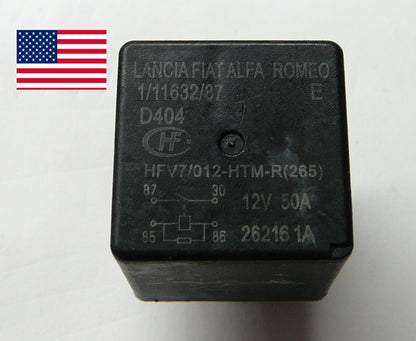 Jeep Renegade 4-Blade Black Relay 1/11632/87 12V 50A HFV7/012-HTM-R  C3