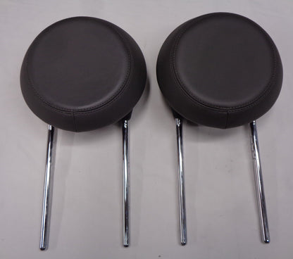 12 - 19 FIAT 500 FRONT SEAT HEADREST HEAD REST SET GRAY OEM FREE SHIPPING!