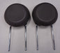 12 - 19 FIAT 500 FRONT SEAT HEADREST HEAD REST SET GRAY OEM FREE SHIPPING!