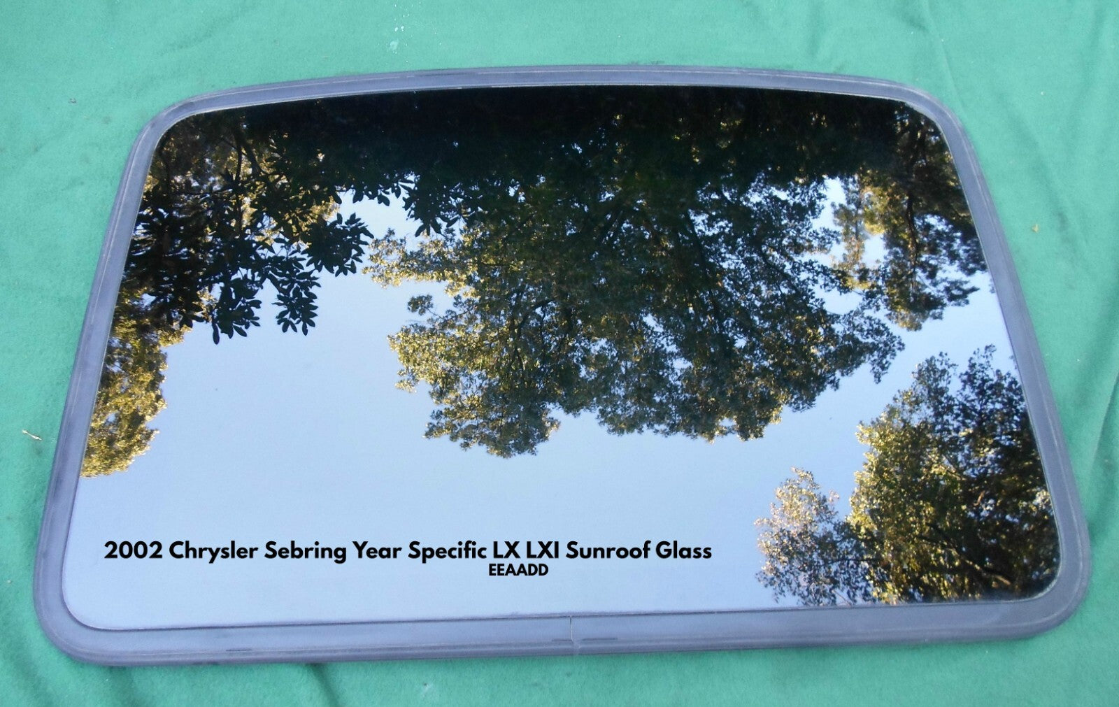 2002 CHRYSLER SEBRING LX LXI OEM FACTORY SUNROOF GLASS FREE SHIPPING! - RarePartsFinder.Com