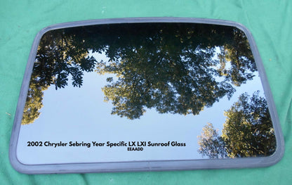 2002 CHRYSLER SEBRING LX LXI OEM FACTORY SUNROOF GLASS FREE SHIPPING! - RarePartsFinder.Com