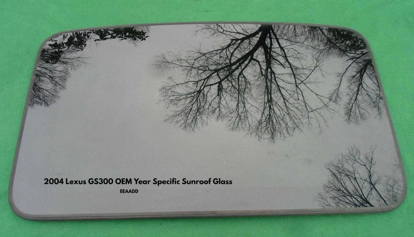 2004 LEXUS GS300 OEM FACTORY YEAR SPECIFIC SUNROOF GLASS FREE SHIPPING! - RarePartsFinder.Com